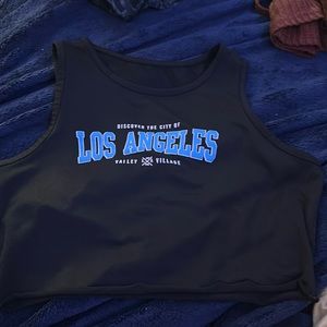 silk tank top crop (feels like a bathing suit) size small